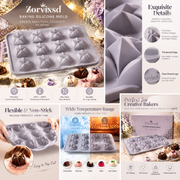 Zorvixsd™ Geometric Petal Bonbon Mold