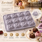 Zorvixsd™ Geometric Petal Bonbon Mold